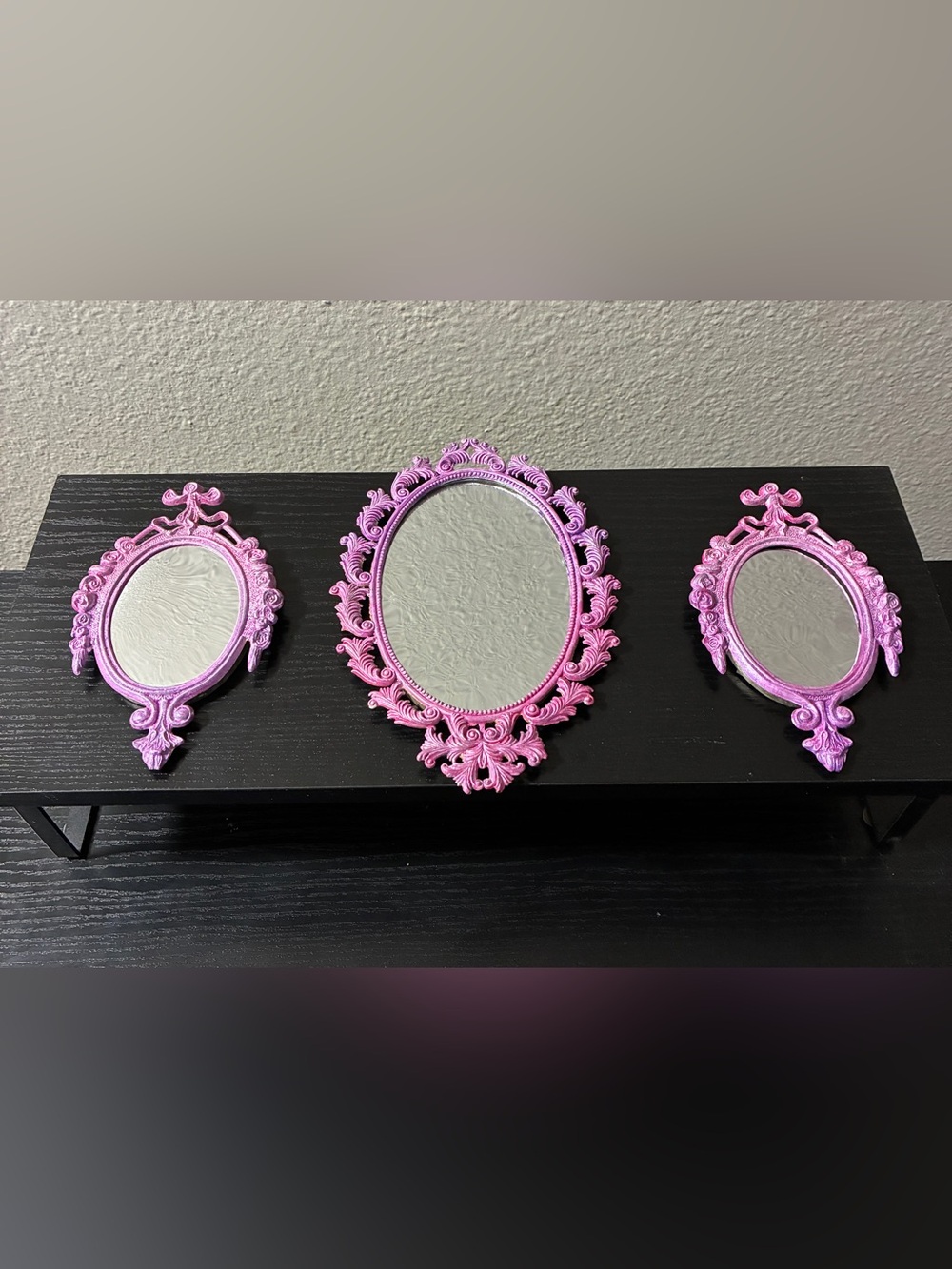Vintage Mid Century Mirrors Italy
Set Of Three Small Hanging
